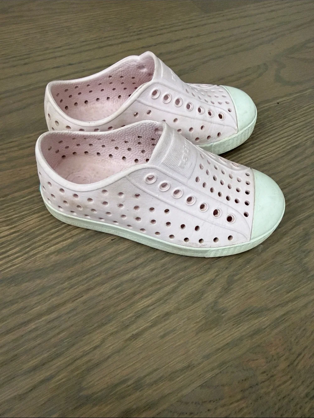Native Kids Pink Slip-On Perforated Water Shoes